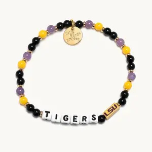 USA State Penn university Tiger Words Bracelet Football Game Team Design Logo Gifts