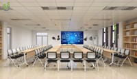 Vente en gros d'usine de mobilier de bureau design moderne IULTRA Bureau pliant du personnel MFC avec roulettes pour table d'étude de réunion et de formation