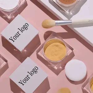 Loose Powder Private Label Gesichts Make-up Benutzer definiertes Logo Matte Blush Oil Control Einstellung