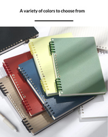 Carnet de notes A5 avec couverture en PP, 60 feuilles à spirale, fournitures scolaires pour étudiants, carnets de papeterie personnalisés, journal promotionnel