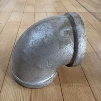 Raccord coudé en fonte malléable 45/90/180 degrés, galvanisé à chaud haute pression, résistant à la corrosion