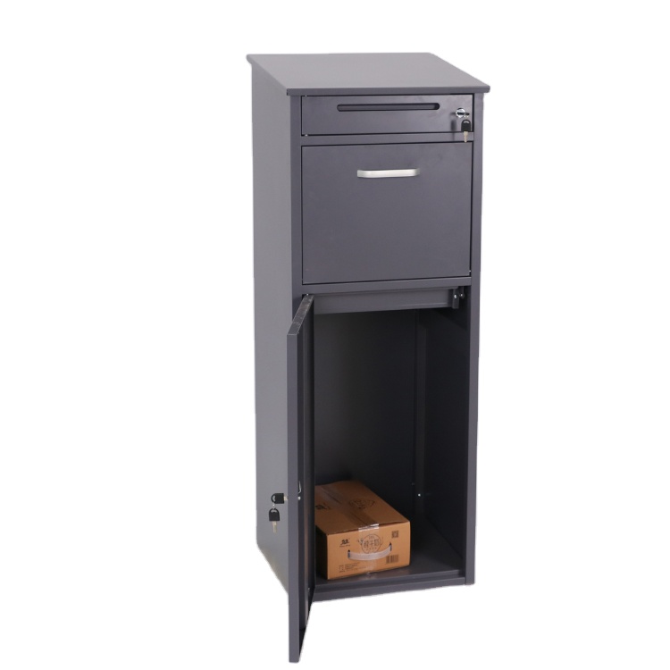 Уличный умный почтовый ящик с защитой от кражи, металлическая коробка для доставки посылок для дома