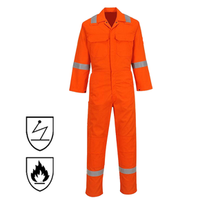 Tùy Chỉnh An Ninh Đồng Phục Thoáng Khí Chống Cháy Fr Coverall Cho Cơ Khí Xây Dựng Làm Việc Nồi Hơi Phù Hợp Với Bảo Hộ Lao động - Product Image 3