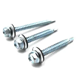 Din 7504 aisi 926 roofing screw hex flange head self drilling screw 316 concrete self-drilling screw