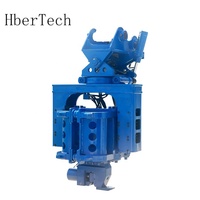 KS50 Pile driver hydraulique à prise latérale pour excavatrice, compatible avec marteau vibratoire et pour la pose de palplanches