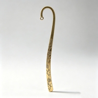 Pendentif marque-page en alliage sculpté antique de 11,5 cm, breloque vintage à suspendre pour artisanat fait main, scrapbooking et décoration de livres