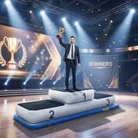 Podium gonflable personnalisé en PVC 2026 – Scène de compétition portable et pliable pour cérémonie de remise des prix sportifs