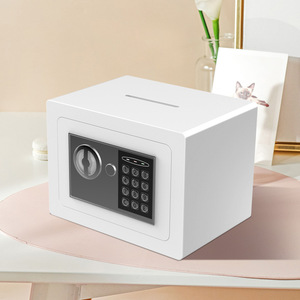 Mini coffre-fort électronique mural, 1-3L, boîte à bijoux rectangulaire, usage privé à domicile, style minimaliste - Product Image 4