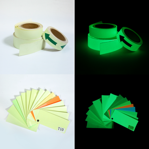 Ruban adhésif photoluminescent en PVC personnalisé, à longue durée de brillance, <span class=keywords><strong>vert</strong></span> réfléchissant, imprimable, pour la sécurité incendie et la décoration - Product Image 4