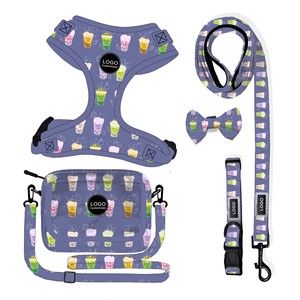 गर्मियों में उच्च गुणवत्ता कुत्ते दोहन कुत्ते पाउच के साथ टी शर्ट कुत्ते बिल्ली के लिए उपहार बॉक्स के साथ कमर बैग - Product Image 2