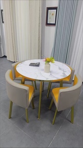 Mesa y Silla Combinadas para Recepción, Negociación, Área de Descanso de Oficina, Comedor y Cocina - Product Image 5