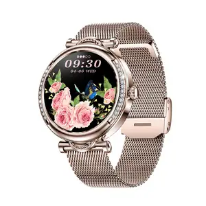 Женские цифровые часы GAOKE, роскошные часы для женщин, 2023 модные умные часы с подключением, Смарт-часы, amoled CF32