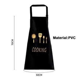 Wholesale Cheap Custom Logo Printed Simple Adult Work Waterproof <b>Apron</b> <b>Kitchen</b> Cooking Cleaning Chef <b>Apron</b> - Product Image 4