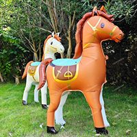 Grand ballon en mylar en forme de cheval debout pour enfants, décoration de fond photo pour fête d'anniversaire sur le thème des animaux de la ferme
