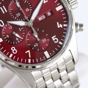 Relojes de Moda en Oferta con Esfera Roja y Correa de Acero Inoxidable - Product Image 5