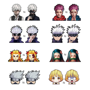 Tùy Chỉnh In Ấn Đầy Màu Sắc Chết Cắt Chuyển Động Sticker <span class=keywords><strong>3D</strong></span> Xe Cửa Sổ Máy Tính Xách Tay Anime Dạng Thấu Kính Dán - Product Image 4