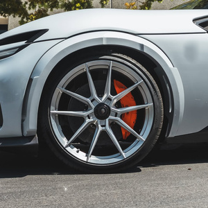 Jantes forgées monobloc RCSR <span class=keywords><strong>21</strong></span> 22 23 pouces 5x115 5x130 argentées usinées à <span class=keywords><strong>10</strong></span> rayons en alliage pour Ferrari Purosangue SUV USDM - Product Image 6