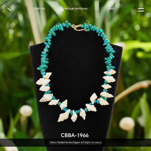 CBBA-1966 สร้อยคอประดับลูกปัดแฟชั่น เครื่องประดับที่หรูหราและมีสไตล์ - Product Image 3