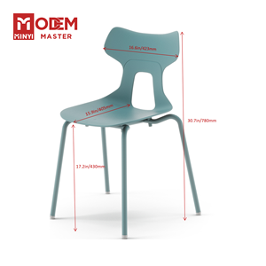 MINYI ALBA 맞춤형 플라스틱 인체 공학적 학교 의자 현대적인 디자인 아파트 사무실을위한 친환경 - Product Image 4