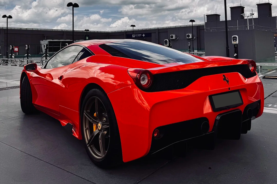 Speciale Style Single Deck Full Dry Carbon 3K Twill Ferrari 458 Rear ...