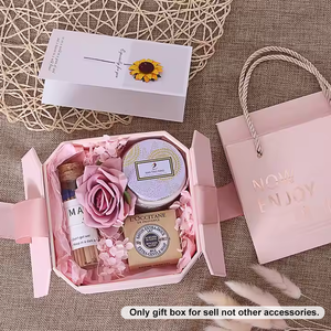 カスタマイズされたロゴ高級バレンタインデーウェディングギフトセットスパバスリラクゼーション香水タオルマグリサイクル素材リジッドボックス - Product Image 2