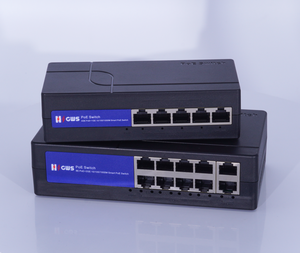 Commutateur réseau GWS 8 ports 100M PoE + Uplink 2 10/100M RJ45 pour CCTV - Product Image 1
