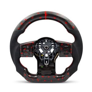 พวงมาลัยคาร์บอนไฟเบอร์แบบฐานแบนออกแบบได้เองสำหรับ Nissan <span class=keywords><strong>R51</strong></span> 350Z 370Z R35 <span class=keywords><strong>GTR</strong></span> 370Z Z34 Armada Y62 Infiniti FX35 - Product Image 1