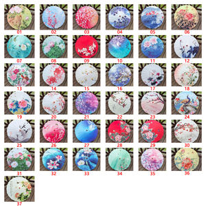 Parapluie Fait Main en Soie Japonaise et Chinoise, Style Classique, Décoration de Plafond Droite, Artisanat pour Mariage, Parasols en Papier - Product Image 2