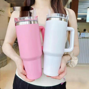 Đôi tường thiết kế 40oz chai nước chân không cách nhiệt thép không gỉ du lịch Tumbler - Product Image 4