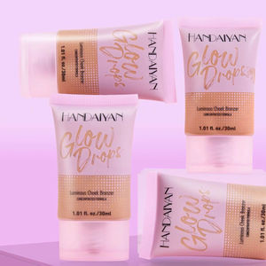 Fond de teint liquide mat perlé imperméable, hydratant, correcteur, couleur bronze blé, or perlé, OEM-ODM pour femmes - Product Image 1