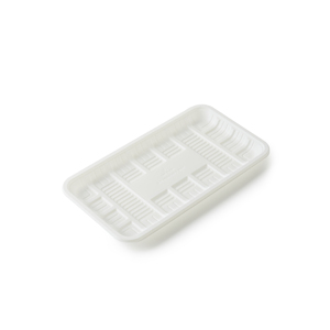 Bandeja Ecológica Personalizada de Material Natural Desechable y Biodegradable para Aperitivos y Comida para Llevar, Hecha de Almidón de Maíz - Product Image 2