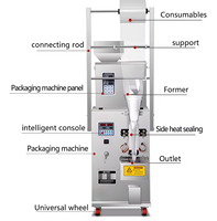 Voedselveilige korrelverpakkingsmachine Automatische sealer voor rijstnoten, gedroogd fruit