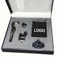 Ensemble d'accessoires de golf haut de gamme, outil de réparation de divots et marqueur de balle, coffret cadeau