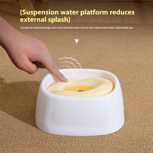 Taotao originale stella marina galleggiante distributore di acqua Anti-Splash gatto cane ciotola facile da bere utensili in plastica eco-friendly solido - Product Image 4