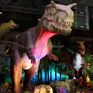 LT-4-83C Le Monde des Dinosaures : Modèle de Robot Dinosaure Animatronique Animé Carnotaurus pour l'Extérieur - Product Image 3