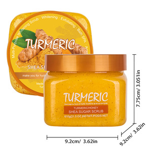Gommage Visage et Corps au Beurre de Karité, Sucre, Sel et Café, Exfoliant et Éclaircissant, OEM ODM - Product Image 2