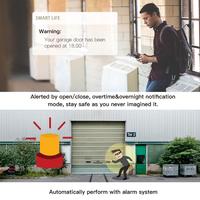 Tuya — contrôleur de porte/Garage intelligent wi-fi, application Tuya, contrôle à distance, Compatible avec Alexa et Google Home, ne nécessitant pas de Hub