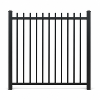 Fabrication professionnelle OEM de balustrades de balcon en aluminium, balustrades métalliques sur mesure avec revêtement en poudre, certifiées CE