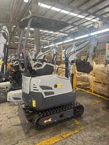 Nouvelle mini-excavatrice sur chenilles de 1 tonne, grue de construction hydraulique grise, excavatrice d'occasion de 1,8 tonne, 1 tonne, 2 tonnes - Product Image 4