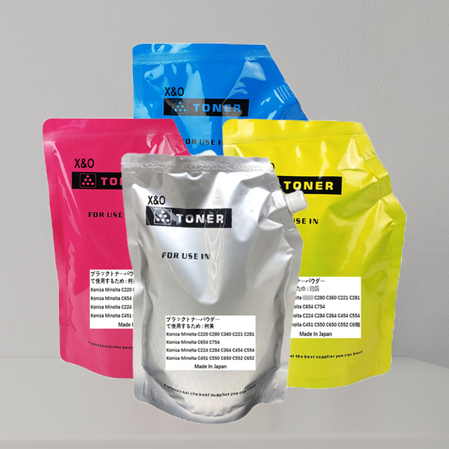 X&O Premium Refill Toner Powder for Konica Minolta C284 C364 C454 C654e C754e C224e C454e C554e C258 C368 C458 C558 C658 Copiers