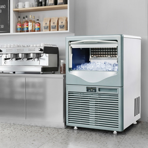 Máquina de Hielo Automática Comercial de Alta Productividad de 50 kg con Compresor Incorporado, Máquina de Hielo Industrial de Alta Precisión - Product Image 1