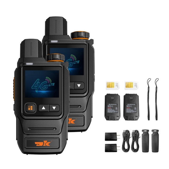 High Quality DK-K10 SIM Card POC 4G Walkie Talkie Global 5000km PTT Two Way Radio With Sim Cards