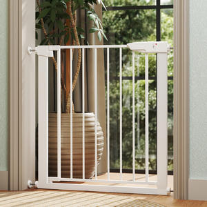 Portão de Segurança para Bebês em Metal Durável, Protetor de Escada Interna, Cerca de Segurança para Bebês, Extensões de Múltiplos Tipos Disponíveis, Portão de Escada Ajustável - Product Image 2