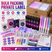 Bâton lumineux LED en plastique personnalisé pour anniversaires d'adultes, concerts, fêtes, événements de bachelorette, fournitures en gros