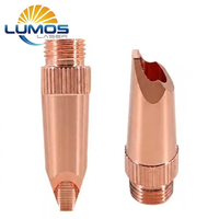 Buse de tête de soudeuse en cuivre électrolytique renforcée QILIN-B M10, résistante aux chocs thermiques, pour soudure autogène à cycle de service élevé