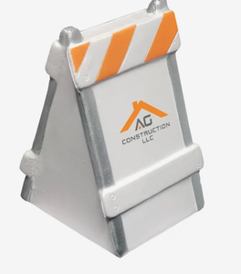 Juguetes Antiestrés Personalizados con Forma de Barricada, con Logotipo Impreso, para Seguridad Vial, Regalo Promocional al por Mayor - Product Image 1