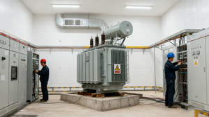 Transformador elevador/reductor trifásico de 30-2000 kW, 0,4 kV a 10 kV/11 kV/6 kV, tipo inmerso en aceite para central eléctrica - Product Image 6
