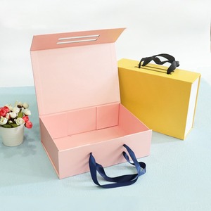 Customized gift <b>boxes</b> from the source manufacturer, ribbon folding gift <b>boxes</b>, portable gift <b>boxes</b>, folding <b>paper</b> <b>boxes</b> - Product Image 3
