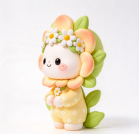 Figurine de collection personnalisée OEM en PVC et ABS, personnage mignon Daisy, jouet d'art design sur mesure en vinyle, fabriqué en usine