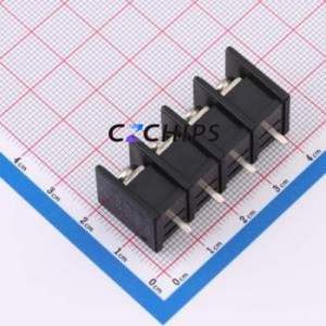 BX-DG10-9.5-4P Barrier Terminal Block Through hole Component (THT),P=9.5mm Connector - Product Image 2